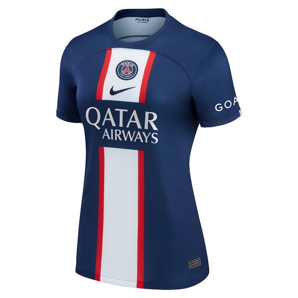 Camiseta Paris Saint Germain Mujer 2022-2023 Azul